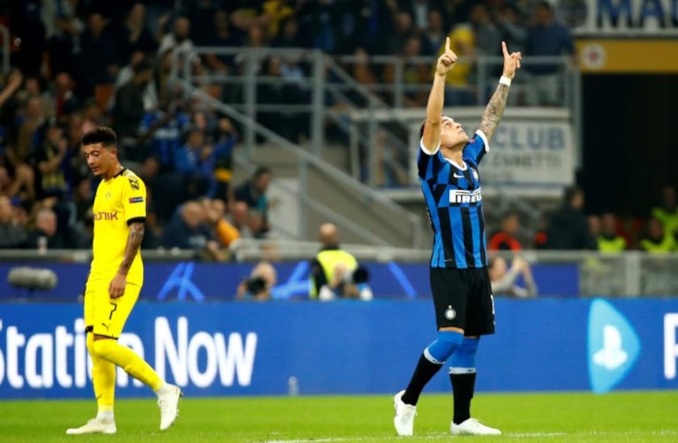 Con gol de Lautaro Martínez, Inter superó 2-0 a Borussia Dortmund por la Champions