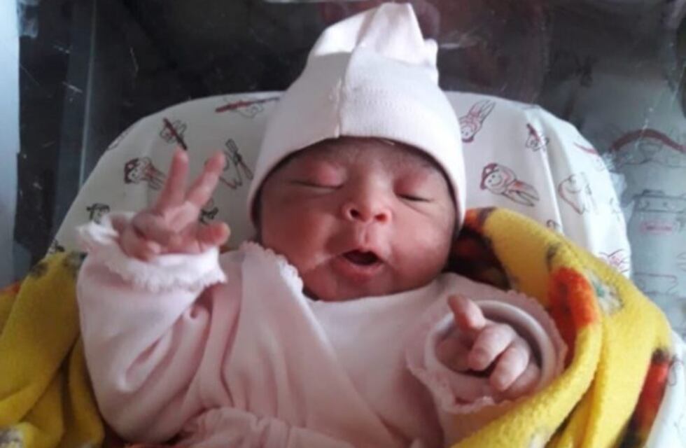 Emma la primera bebe del 2019 en Bahía