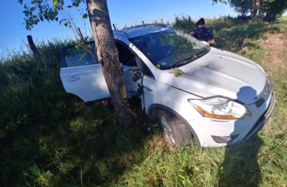 Iban a Las Grutas y se accidentaron en la Autopista Serranías Puntanas