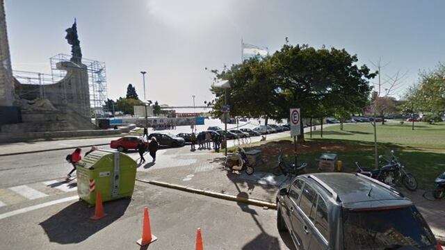 El conflicto fue denunciado en la esquina de Córdoba y 1° de Mayo\u002E (Google Street View)