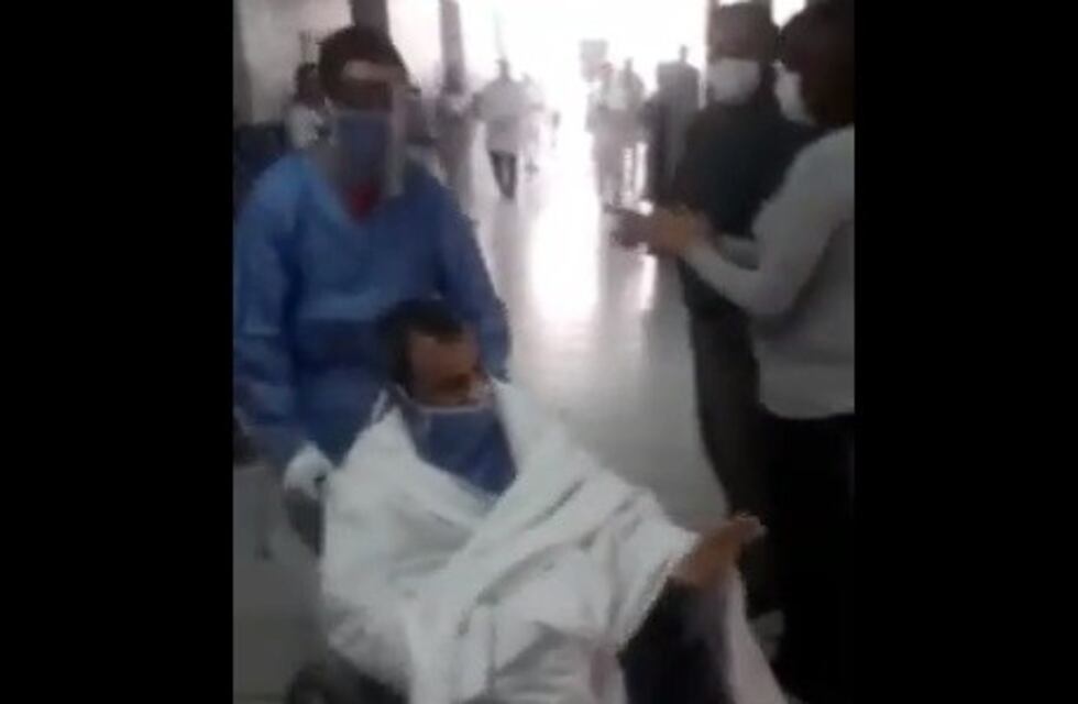 Coronavirus: así aplaudieron la lucha de un paciente que dejó terapia