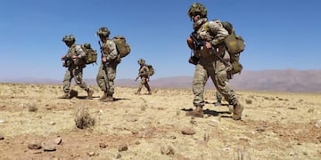 Ejercicios militares en la Puna jujeña\u002E