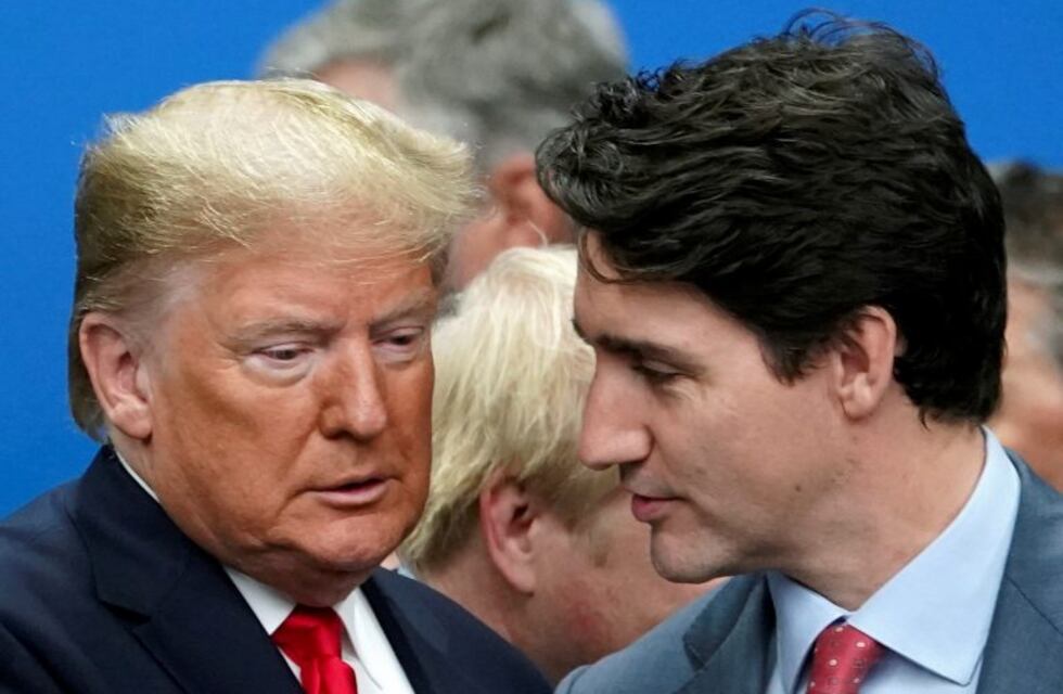 Donald Trump llamó "falso" a Justin Trudeau y canceló la rueda de prensa final de la OTAN
