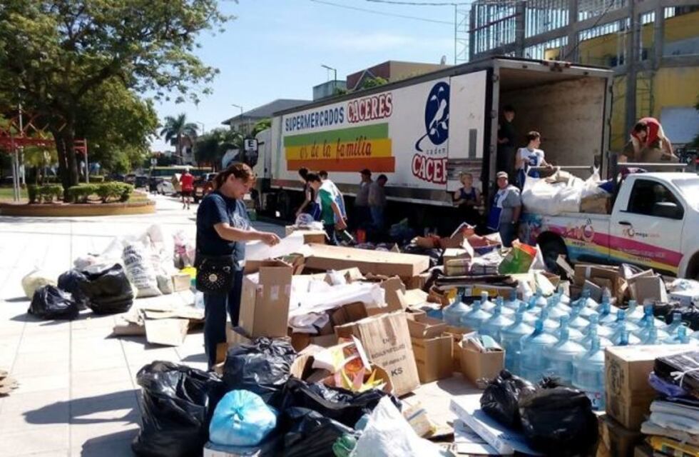 El camión Nº 80 de materiales para reciclar partió hacia el Hospital Garrahan pero fue retenido por Rentas de la Provincia