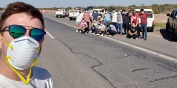 Los amigos se organizaron por Whats App\u002E