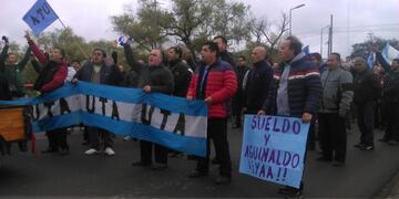 Protesta de la UTA Jujuy