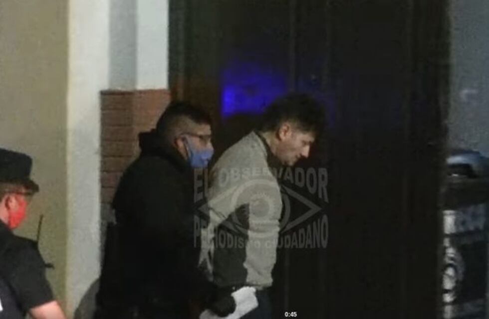 Video: así se llevaron detenido al hombre que había salido a pedalear