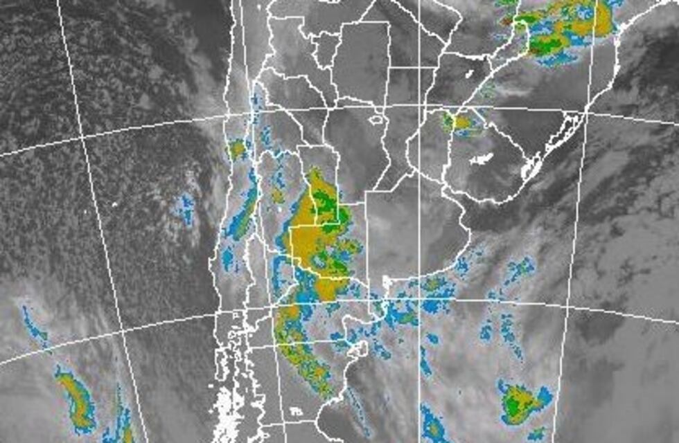 Alerta por fuertes lluvias en Buenos Aires, Córdoba, Entre Ríos, La Pampa y San Luis