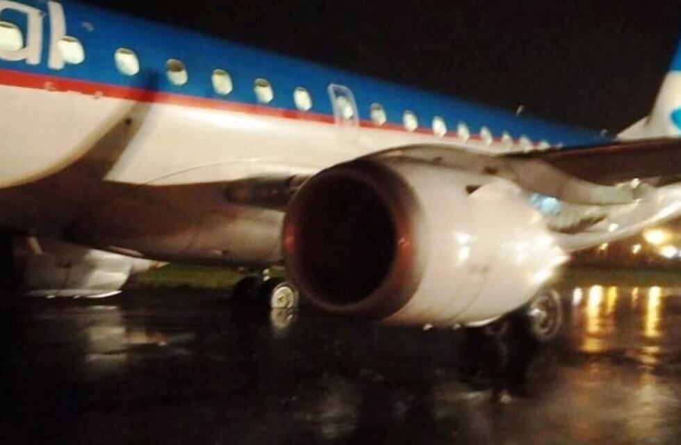 Se despistó un avión en Resistencia, no hubo heridos