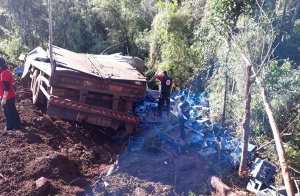 Murió un camionero en un accidente sobre Ruta 17