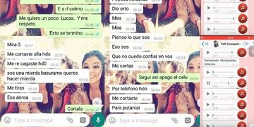 Una joven del barrio porteño de Colegiales escrachó a su expareja difundiendo los mensajes violentos que le enviaba a su celular\u002E