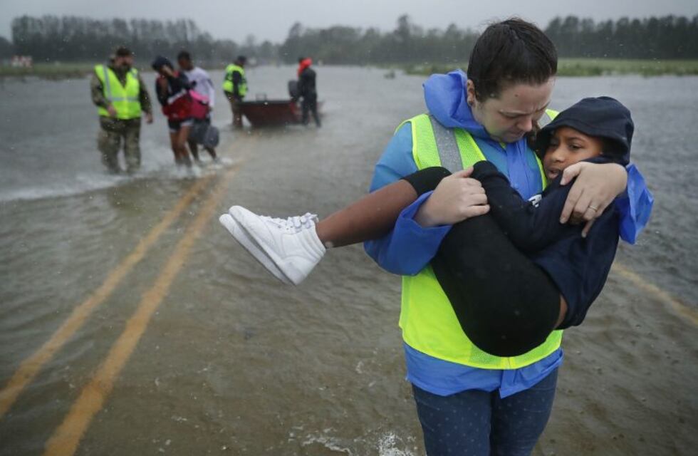 El huracán Florence llegó a Estados Unidos
