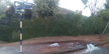 Los operarios trabajaron todo el sábado para reparar los caños\u002E