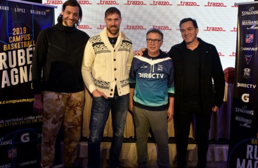 Rubén Magnano presentó su campus con invitados especiales