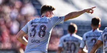 (Twitter:SanLorenzo) Gaich anotó para San Lorenzo ante Patronato