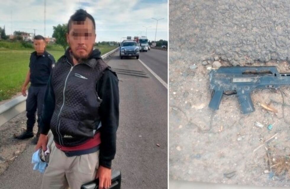 Detuvieron al "loco de la metralleta" en el camino del Buen Ayre