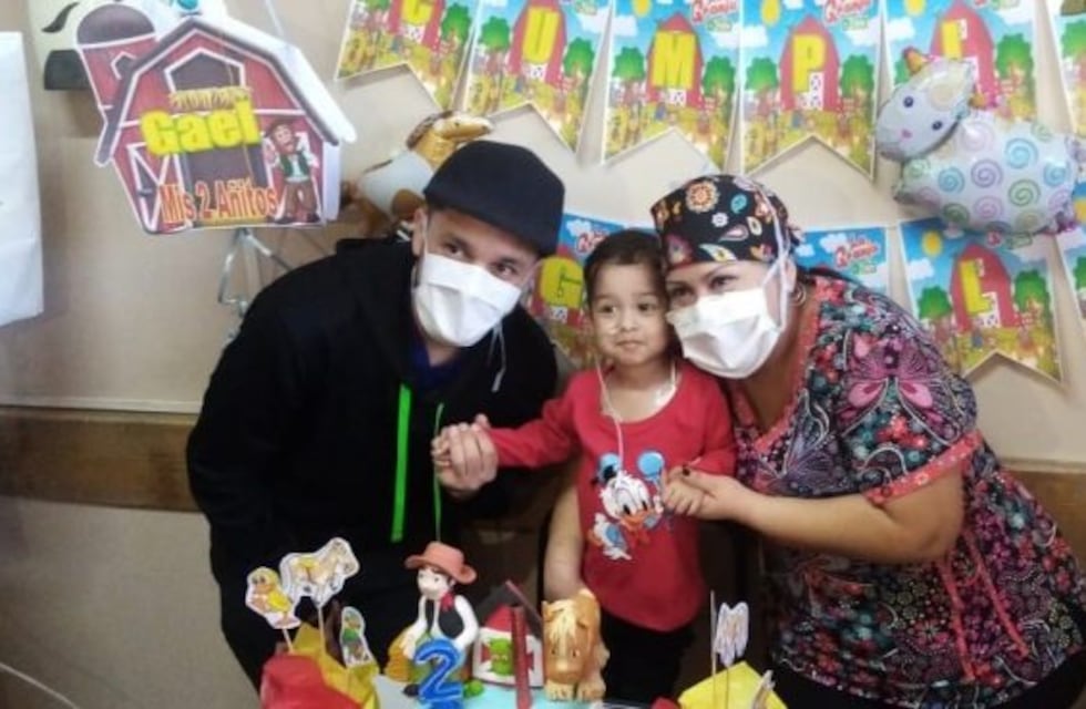 La historia de Gael: el niño que vive en el hospital Notti desde que nació