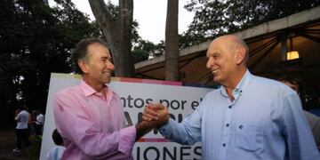 Humberto Schiavoni y Luis Pastori la fórmula de Juntos por el Cambio en las elecciones del 2 de junio pasado\u002E (MisionesOnline)