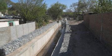 Desagües pluviales en barrios Barranca Yaco y Bajo Pueyrredón\u002E