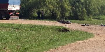 Siniestro en Gilbert - Crédito: Policía Departamental Gchú