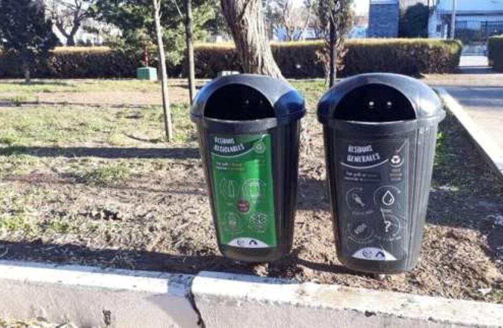Comenzó la instalación de cestos diferenciados
