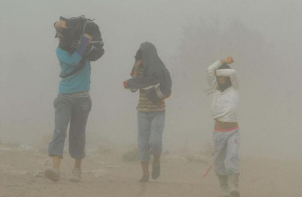 Alerta por vientos de hasta 100 kilómetros para mañana