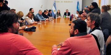 Reunión entre Gobierno y gremios
