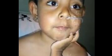 Dilan Jesús Vázquez tiene 4 años y su agradecimiento se viralizó\u002E