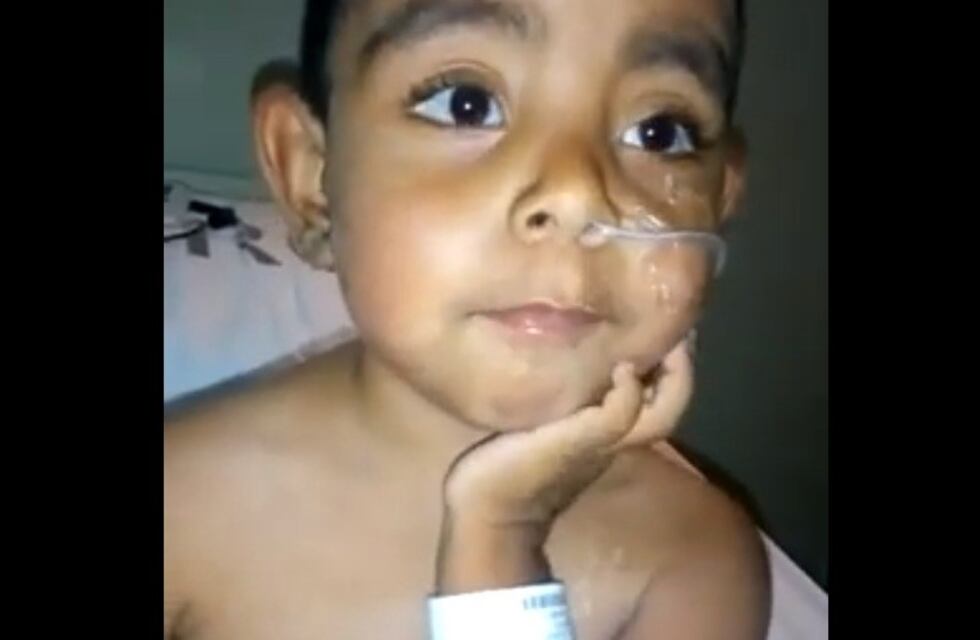 El emotivo video de un nene que le había pedido un riñón a Papá Noel y lo recibió
