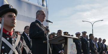 Passalacqua en el acto de recordación del Día de la Independencia\u002E (MisionesOnline)