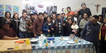 Beneficiarios y voluntarios de Manos Abiertas, Jujuy