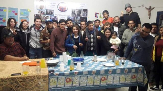 Beneficiarios y voluntarios de Manos Abiertas, Jujuy