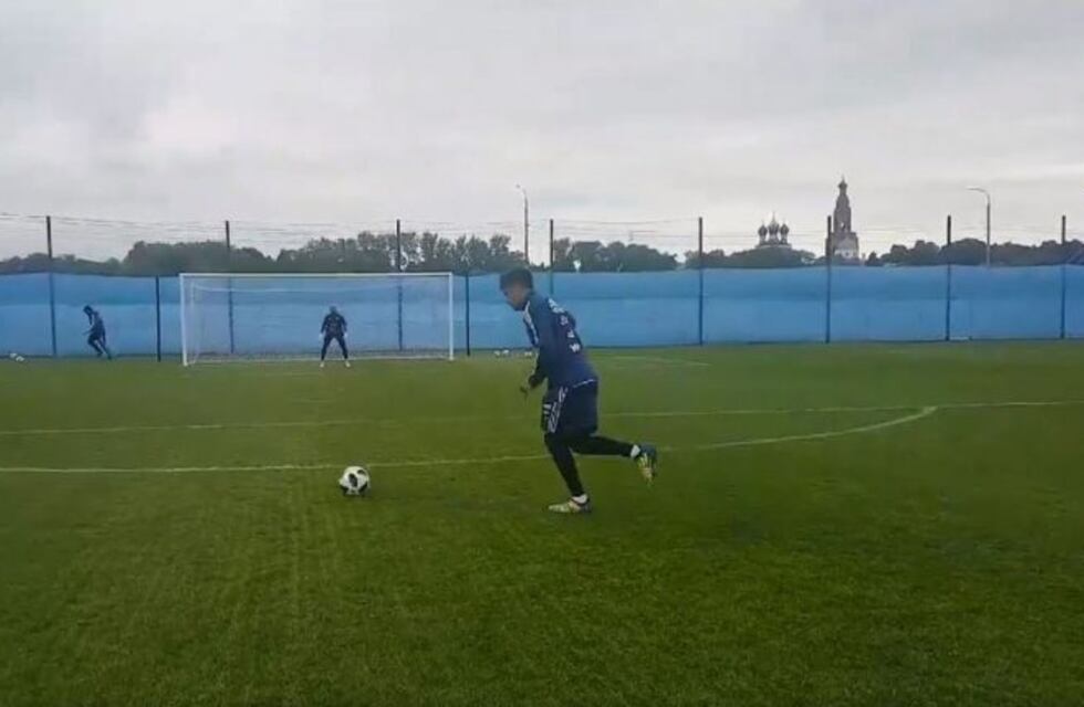 Paulo Dybala humilló a Willy Caballero en el entrenamiento de la Selección