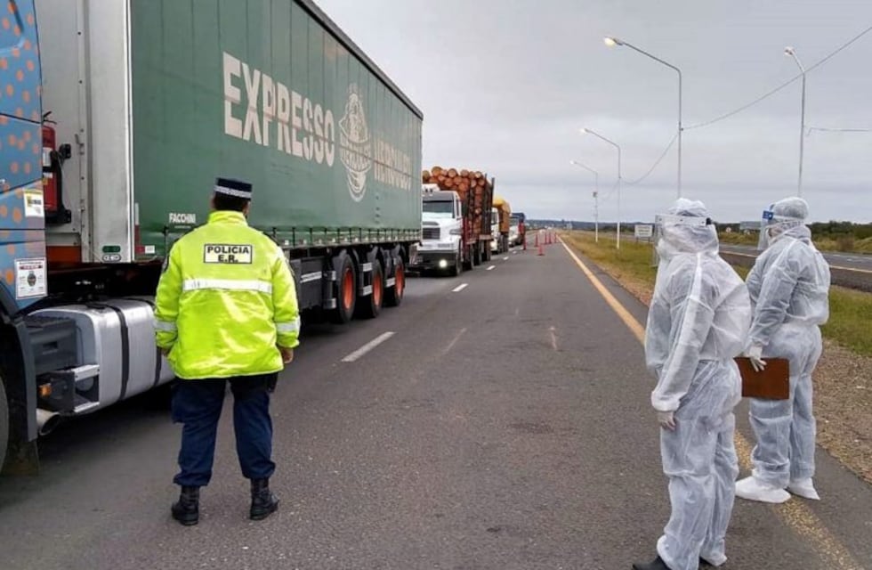 Coronavirus: intensifican controles de transporte de carga que ingresan a la provincia