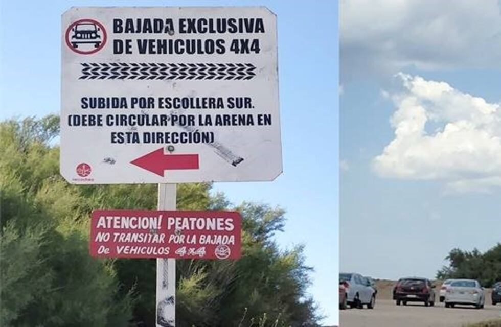Los nuevos carteles señalizadores en la playa