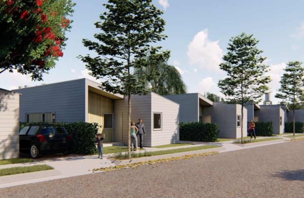 Se firmó el convenio para el inicio de obra de 50 viviendas de madera