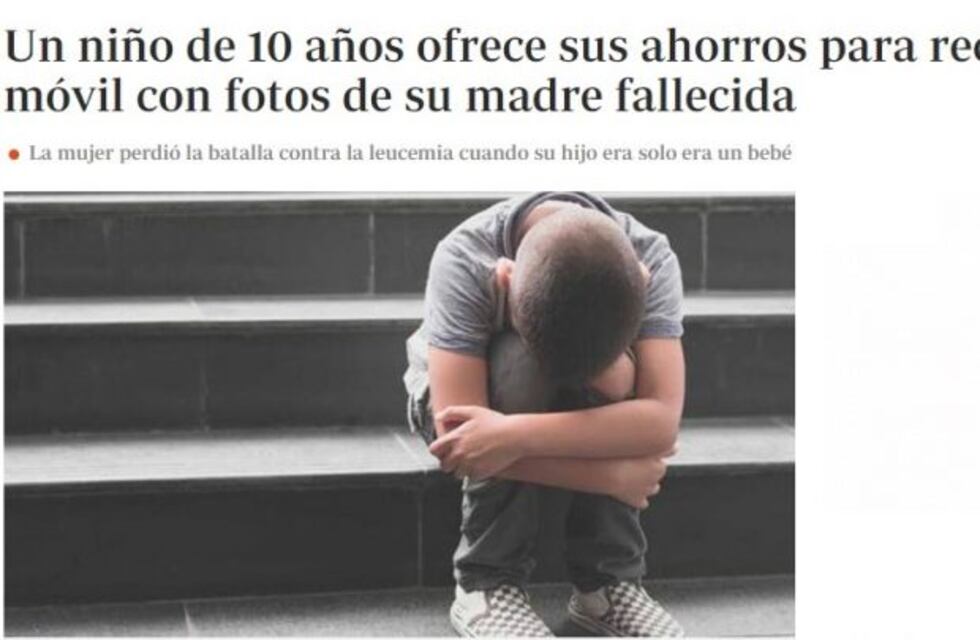 La historia de Gino López y su teléfono perdido con las fotos de su mamá llegó a la prensa internacional