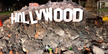 Nogoyá y los trabajos de bacheo sin terminar\u002E