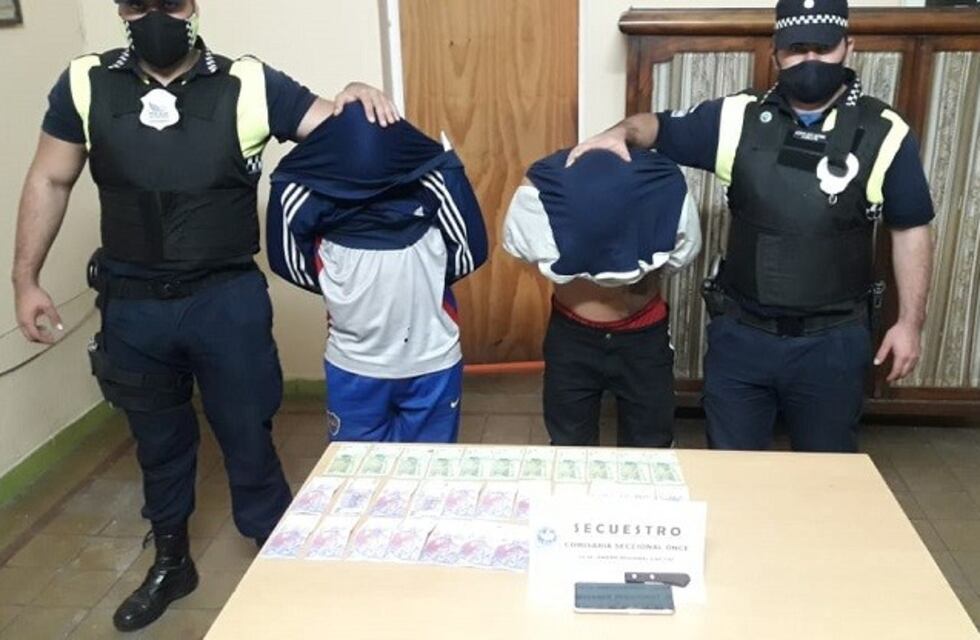 La costanera: dos jóvenes fueron detenidos luego de haber cometido un asalto a mano armada