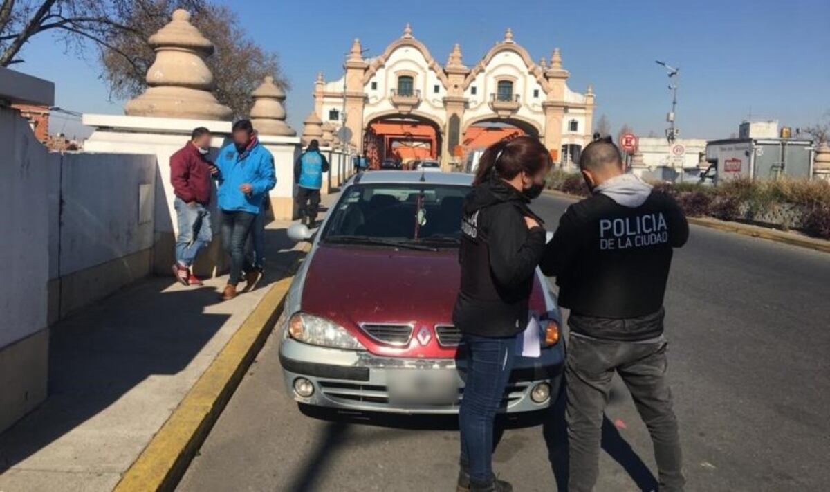 Conductor detenido en Puente Alsina, Nueva Pompeya (Foto: GCBA)