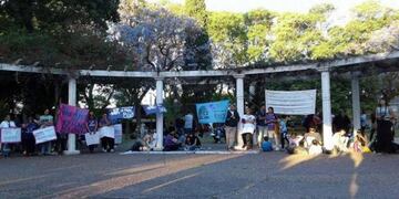 La concentración se realizó en Plaza Sarmiento\u002E (SN 24)