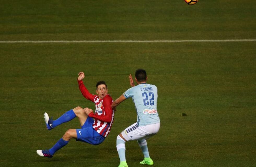 Golazo del Niño Torres en el triunfo por 3-2 del Atlético Madrid de Simeone ante el Celta