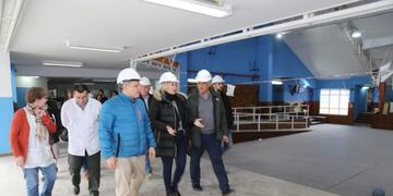 Recorrida escuelas de la Gobernadora Bertone