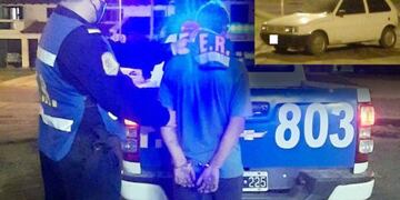 El joven fue detenido.