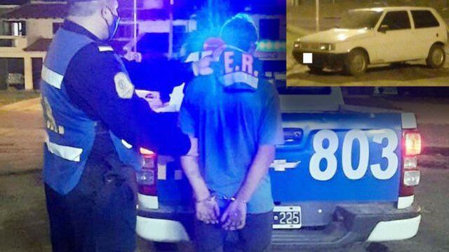 El joven fue detenido.