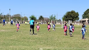 fútbol infantil en Humberto Primo