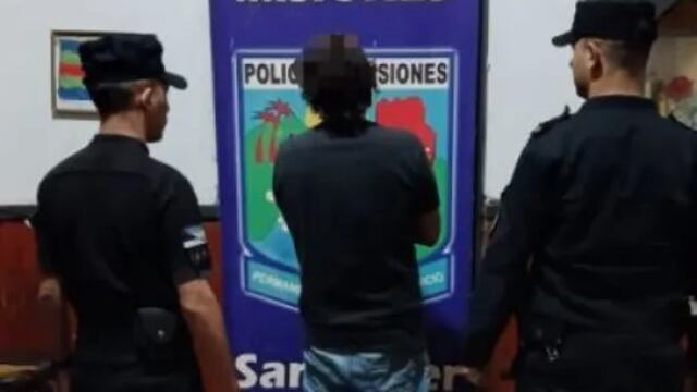 San Javier: detuvieron a un hombre acusado de golpear a su propia madre.