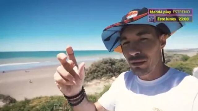 Agustín Neglia recorrió con "Modo Selfie" Las Grutas y comparó sus playas con Santorini, Grecia.