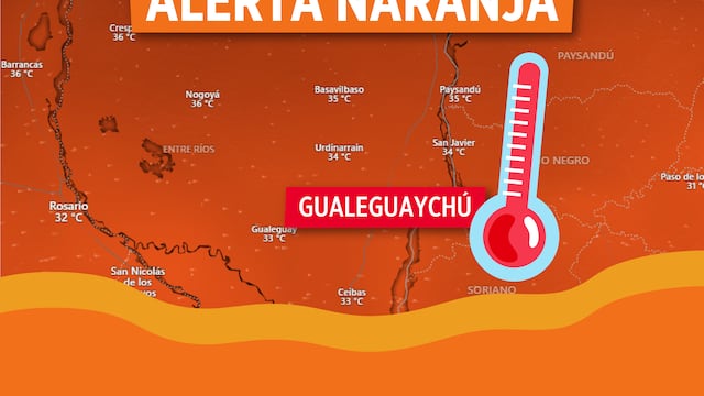 Alerta Naranja en Entre Ríos
