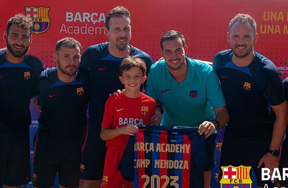 Conocé a Mateo, el niño mendocino elegido MVP por el Barcelona y que fue becado para jugar en España